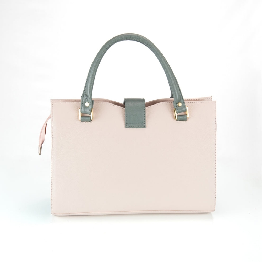 Pink and Designer Handbag - Picture 3 of 3